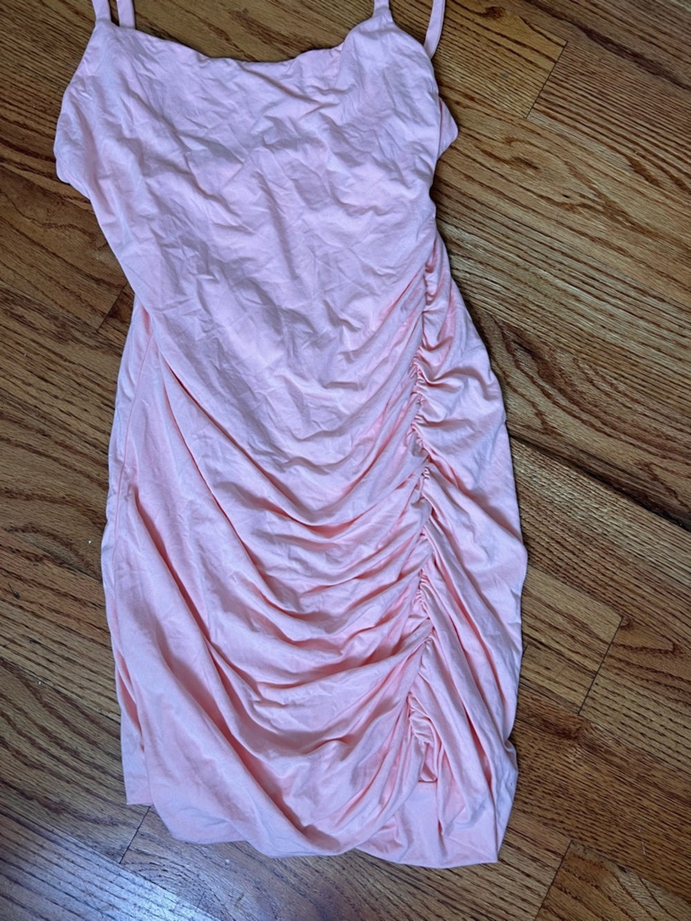 Lovers + Friends Pink Ruched Slip Dress - Picture 2 of 6